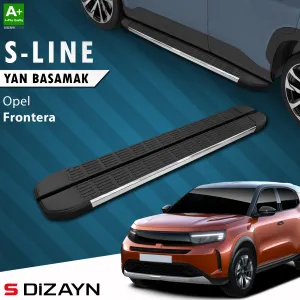 Opel Frontera 2025-Günümüz uyumlu S-Line Krom Yan Basamak 183 Cm 2024 Üzeri A+ Kalite modelleri Oto Aksesuar Shop'de. Kaliteli malzeme, hızlı kargo ve güvenli