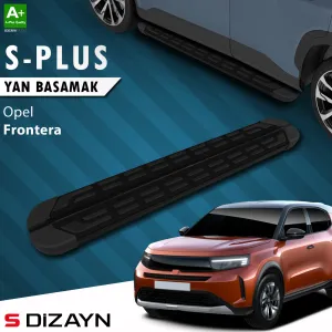 S-Dizayn Opel Frontera S-Plus Siyah Yan Basamak 183 Cm 2024 Üzeri A+ Kalite thumb 1