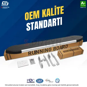 S-Dizayn Opel Grandland 2 Elektrikli Skyline Aluminyum Yan Basamak 193 Cm 2024 Üzeri A+ Kalite thumb 2
