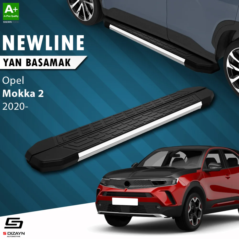 S-Dizayn Opel Grandland 2 Hybrid Benzinli NewLine Krom Yan Basamak 193 Cm 2024 Üzeri A+ Kalite