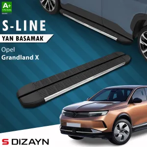 Opel Grandland 2021-Günümüz (Grandland) uyumlu 2 Hybrid Benzinli S-Line Krom Yan Basamak 193 Cm 2024 Üzeri A+ Kalite modelleri Oto Aksesuar Shop'de. Kaliteli