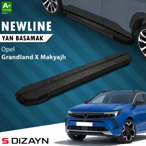 Opel Grandland 2021-Günümüz (Grandland) uyumlu X Makyajlı Hybrid NewLine Siyah Yan Basamak 183 Cm 2021-2024 A+ Kalite modelleri Oto Aksesuar Shop'de. Kaliteli