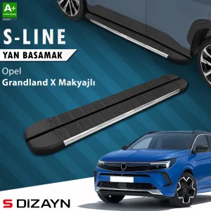 Opel Grandland 2021-Günümüz (Grandland) uyumlu X Makyajlı Hybrid S-Line Krom Yan Basamak 183 Cm 2021-2024 A+ Kalite modelleri Oto Aksesuar Shop'de. Kaliteli