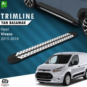 Opel uyumlu Vivaro B Uzun Şase TrimLine Gri Yan Basamak 248 Cm 2015-2018 modelleri Oto Aksesuar Shop'de. Kaliteli malzeme, hızlı kargo ve güvenli alışverişle