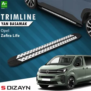 Opel Zafira 2019-Günümüz uyumlu Life Kısa Şase TrimLine Gri Yan Basamak 213 Cm 2020 Üzeri modelleri Oto Aksesuar Shop'de. Kaliteli malzeme, hızlı kargo ve