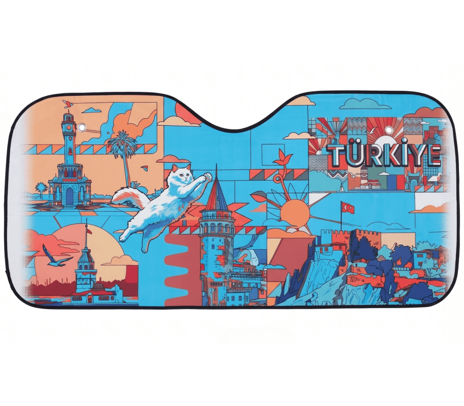 Universal Cam Ürünleri Ön Cam Güneşlik uyumlu Balonlu Türkiye Bayrağı model 135x65 cm / PEONY22 modelleri Oto Aksesuar Shop'de. Kaliteli malzeme, hızlı kargo