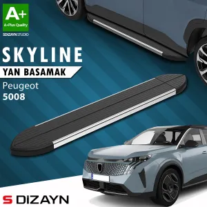 Peugeot 5008 2017-Günümüz (P87) uyumlu 3 Elektrikli Skyline Krom Yan Basamak 203 Cm 2024 Üzeri A+ Kalite modelleri Oto Aksesuar Shop'de. Kaliteli malzeme,