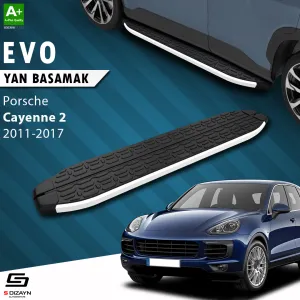 Porsche Cayenne 2010-2017 (92A) uyumlu 2 Evo Aluminyum Yan Basamak 193 Cm 2011-2017 modelleri Oto Aksesuar Shop'de. Kaliteli malzeme, hızlı kargo ve güvenli