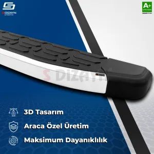 Drs Tuning Renault Boreal Evo Aluminyum Yan Basamak 183 Cm 2025 Üzeri A+ Kalite - Görsel 4