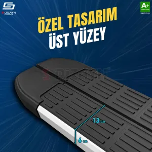 Drs Tuning Renault Boreal S-Line Aluminyum Yan Basamak 183 Cm 2025 Üzeri A+ Kalite - Görsel 3