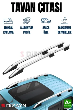 Renault uyumlu Express Aluminyum Gri Tavan Çıtası Sport Model 2021 Üzeri A+ Kalite modelleri Oto Aksesuar Shop'de. Kaliteli malzeme, hızlı kargo ve güvenli
