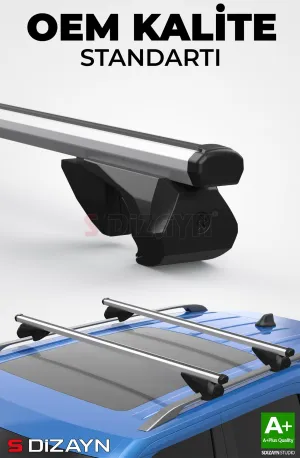 S-Dizayn S-Bar Atlas V1 Ara Atkı Tavan Taşıyıcı Barı Gri 165 Cm Universal A+ Kalite thumb 5