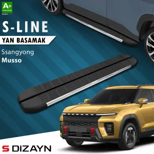 Universal uyumlu Ssangyong Musso Elektrikli S-Line Krom Yan Basamak 223 Cm 2025 Üzeri A+ Kalite modelleri Oto Aksesuar Shop'de. Kaliteli malzeme, hızlı kargo