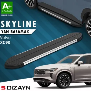 Volvo XC90 2015-Günümüz (B) uyumlu Makyajlı Hybrid Skyline Krom Yan Basamak 203 Cm 2024 Üzeri A+ Kalite modelleri Oto Aksesuar Shop'de. Kaliteli malzeme, hızlı