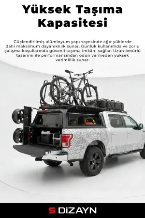 Volkswagen Amarok 2023 Üzeri S-Dizayn Çelik Pro Kabin Çift Sürgülü Camlı - Görsel 3