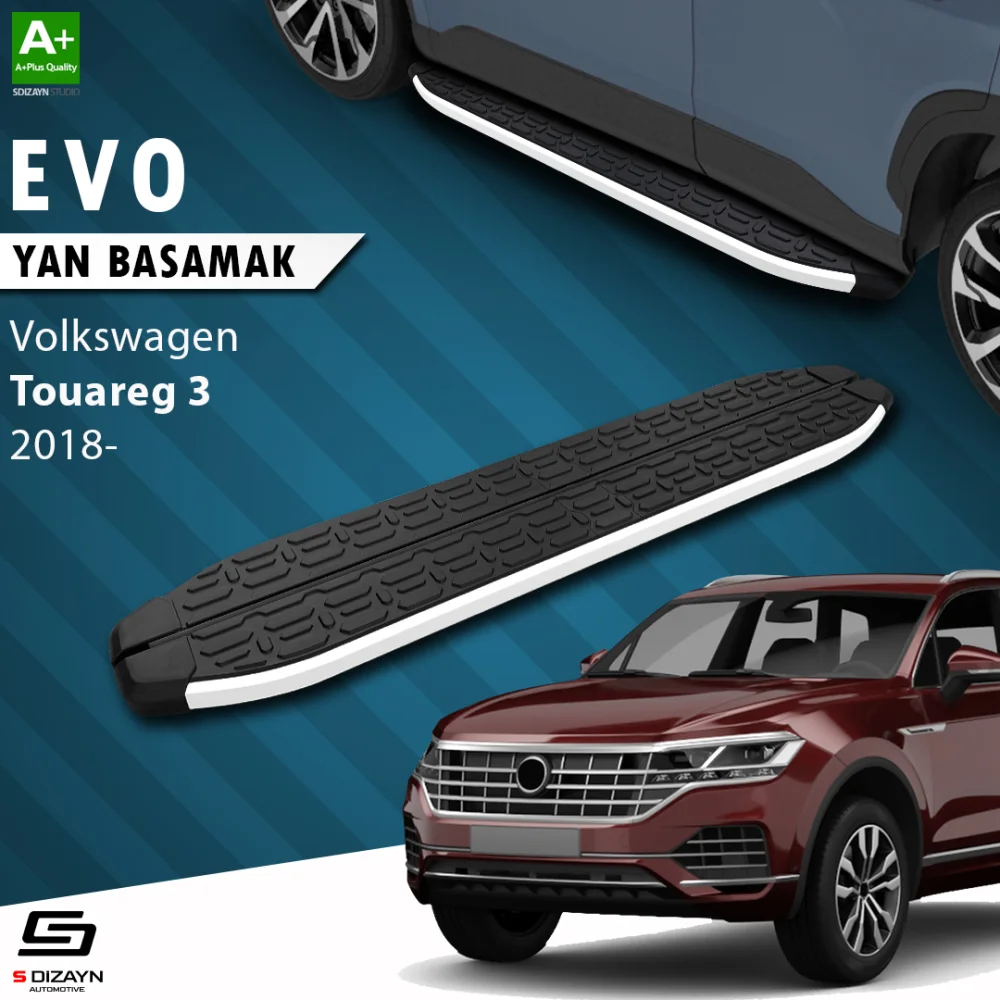 VW Touareg 3 Evo Aluminyum Yan Basamak 193 Cm 2018 Üzeri