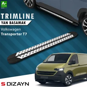Volkswagen uyumlu VW Transporter T7 Uzun Şase TrimLine Gri Yan Basamak 263 Cm 2024 Üzeri modelleri Oto Aksesuar Shop'de. Kaliteli malzeme, hızlı kargo ve